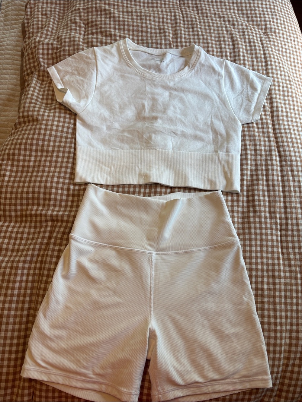 Offline by Aerie White Matching workout set
